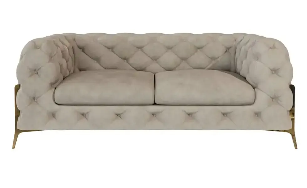 S-STYLE Chesterfield Einzelsofa Natalie
