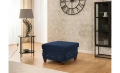 S-STYLE Chesterfield Hocker Cleo Blink