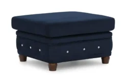 S-STYLE Chesterfield Hocker Cleo Blink