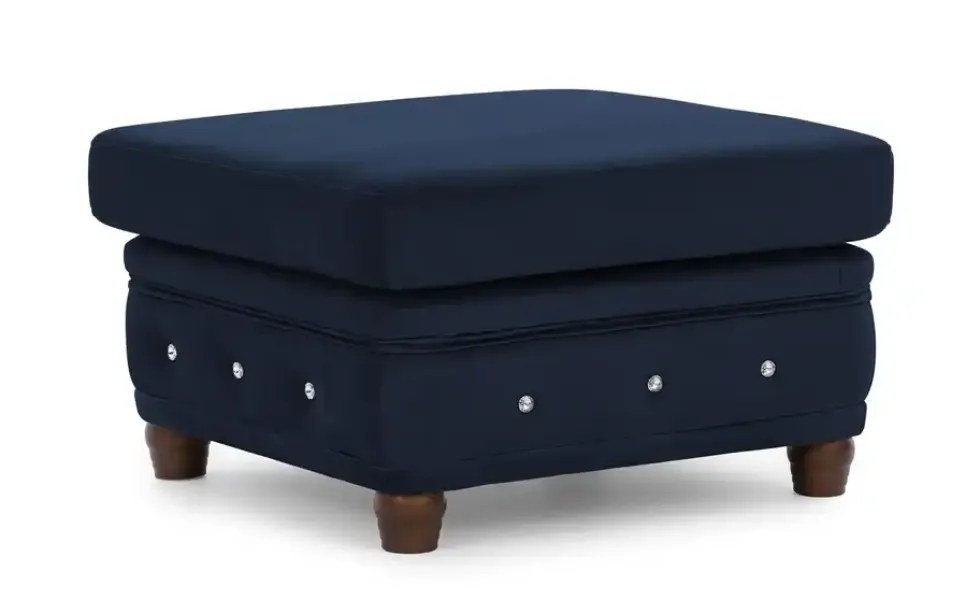 S-STYLE Chesterfield Hocker Cleo Blink