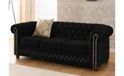 S-STYLE Chesterfield Polestergarnitur 3+1 Cleo Blink