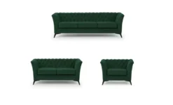 S-STYLE Chesterfield Polstergarnitur 3+2+1 Wilhelm