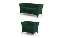 S-STYLE Chesterfield Polstergarnitur 2+1 Wilhelm