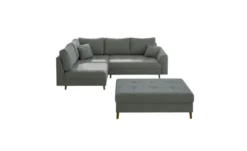 S-STYLE Ecksofa mit Hocker Lars