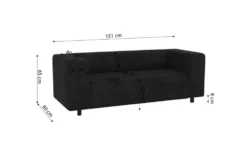S-STYLE Einzelsofa Oskar