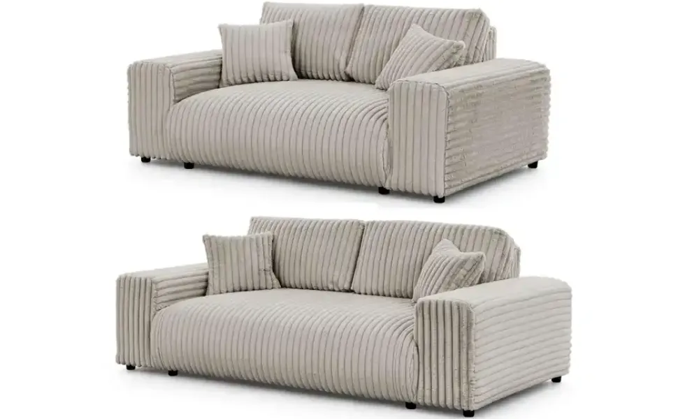 S-STYLE Polstergarnitur 2er-Set Mollis