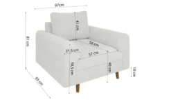 S-STYLE Sessel Lars