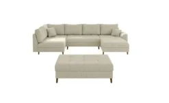 S-STYLE Wohnlandschaft mit Hocker Maya