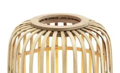 Stehleuchte, 1-flammig, Bambusschirm Woven