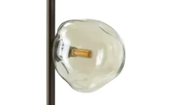 Stehleuchte 3-flg.braun Lava