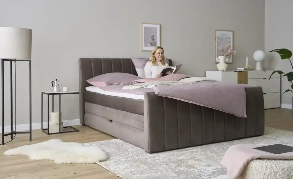 switch Boxspringbett mit Bettkasten Carina