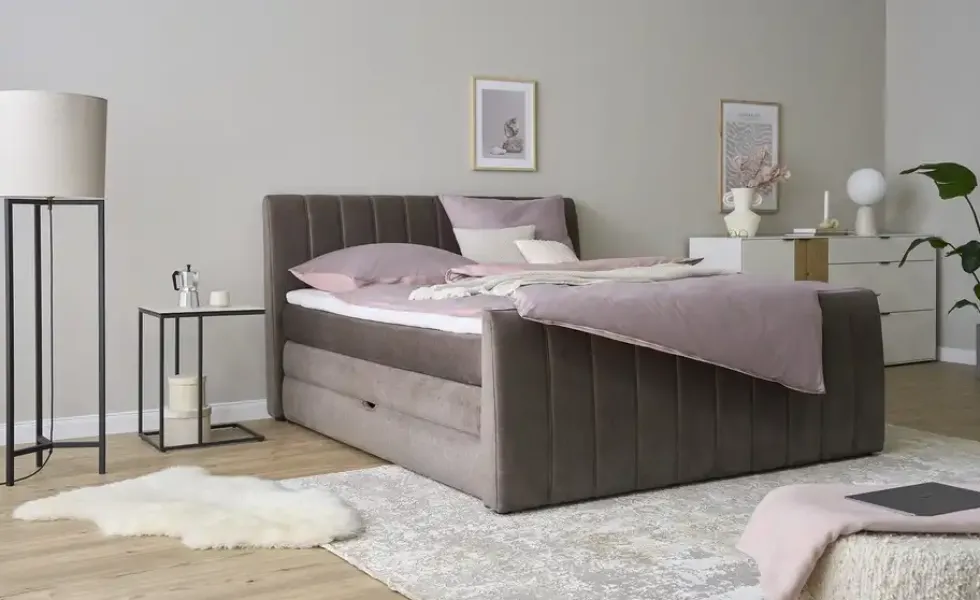 switch Boxspringbett mit Bettkasten Carina