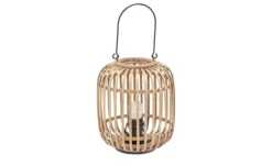 Tischleuchte, 1-flammig, Holzlamellen Woven