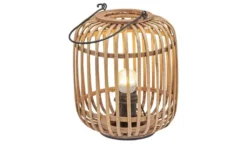 Tischleuchte, 1-flammig, Holzlamellen Woven