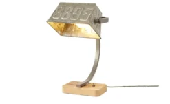 Tischleuchte, 1-flammig, Metallschirm