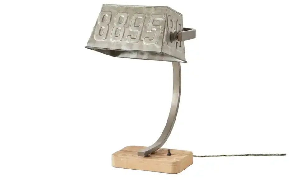 Tischleuchte, 1-flammig, Metallschirm