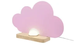 Tischleuchte, Wölkchen, rosa/weiß
