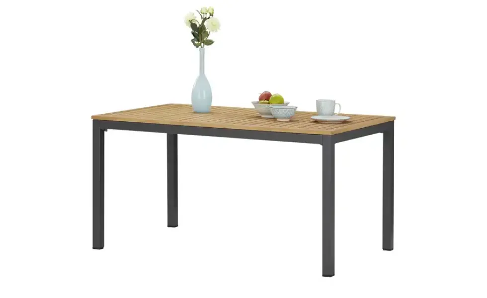 Tisch mit Holzplatte Livorno