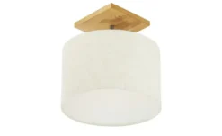 Trio Deckenleuchte, 1-flammig, Nickel-antik/ Holz Elmau