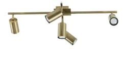 Trio Deckenstrahler, 5-flammig, altmessing