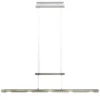 Trio LED-Pendelleuchte, nickel matt mit Dimmer