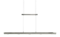 Trio LED-Pendelleuchte, nickel matt mit Dimmer
