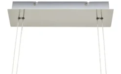 Trio LED-Pendelleuchte, nickel matt mit Dimmer
