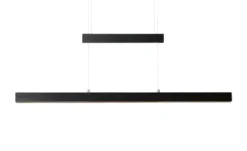 Trio LED-Pendelleuchte, schwarz mit Up & Down Light