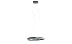 Trio LED-Pendelleuchte, schwarz ´gedreht´