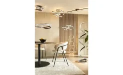 Trio LED-Pendelleuchte, schwarz ´gedreht´