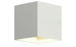 Trio LED-Wandleuchte, ´Kubus` weiß matt