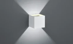 Trio LED-Wandleuchte, ´Kubus` weiß matt