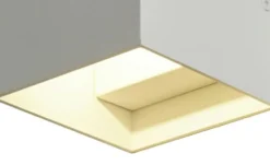 Trio LED-Wandleuchte, ´Kubus` weiß matt