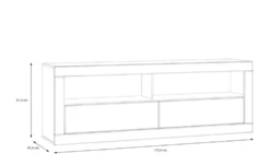 TV-Lowboard Push-to-Open Komili
