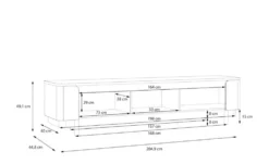 TV-Lowboard Softclose Santori