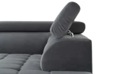 uno Ecksofa aus Mikrofaser Carrara
