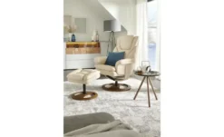 uno Drehsessel mit Hocker Frieda