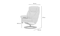 uno Drehsessel mit Hocker Frieda