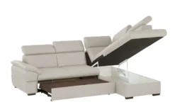 uno Ecksofa aus Echtleder Town