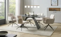 uno Keramiktisch mit Design-Gestell Giovanni