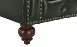 uno Ledersofa im Vintagelook Chesterfield