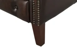 uno Relaxsessel aus Echtleder Chesterfield