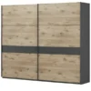 uno Schwebetürenschrank in Viking Oak hell Bilbao