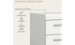 Unterschrank SCHLOONSEE, Breite 37cm, 1 Tür, 1 Schubkasten, 2 Fächer, MDF-Front in verschiedenen Farben erhältlich, Badmöbel, Badschrank, Kommode, Bad Schloonsee