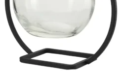 Vase mit Metallständer