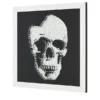 Wandspiegel mit Totenkopf Xino