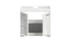 Waschbeckenunterschrank SCHLOONSEE, Breite 60cm, 2 Tür, 2 Fächer, mit Siphonausschnitt, MDF-Front in verschiedenen Farben erhältlich, Badmöbel, Badschrank, Kommode, Bad Schloonsee