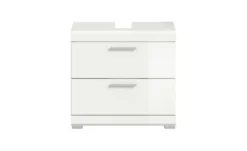 Waschbeckenunterschrank SCHLOONSEE, Breite 60cm, 2 Schubkästen, mit Siphonausschnitt, MDF-Front, in verschiedenen Farben erhältlich, Badmöbel, Badschrank, Kommode, Bad Schloonsee