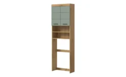 Waschmaschinenumbauschrank SCHLOONSEE, Breite 63cm, für Waschmaschine & Trockner, 2 Türen, MDF-Front, in verschiedenen Farben, Überbauschrank, Umbauschrank, Badschrank Schloonsee