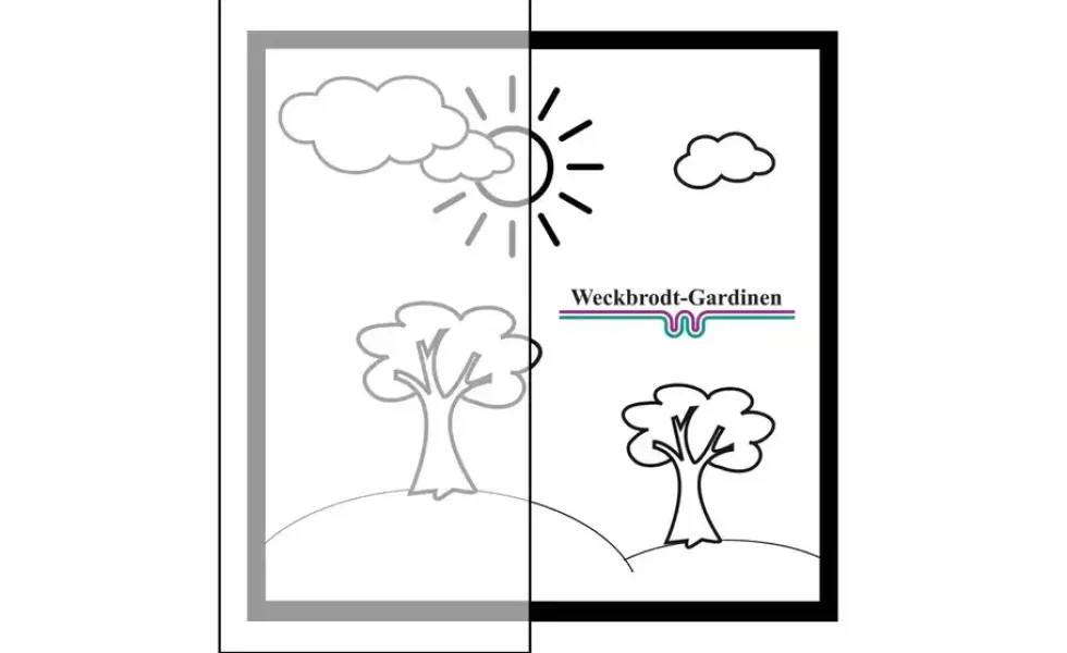 Weckbrodt Scheibengardine